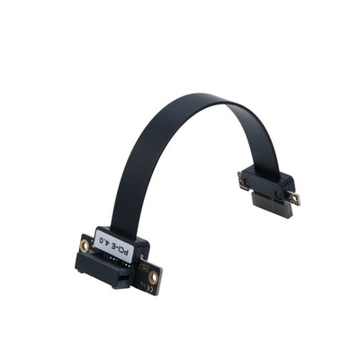 PCIe x1 4.0 Riser Cable for Sound Card M.2 SSD NIC DMA Adapter Extension///