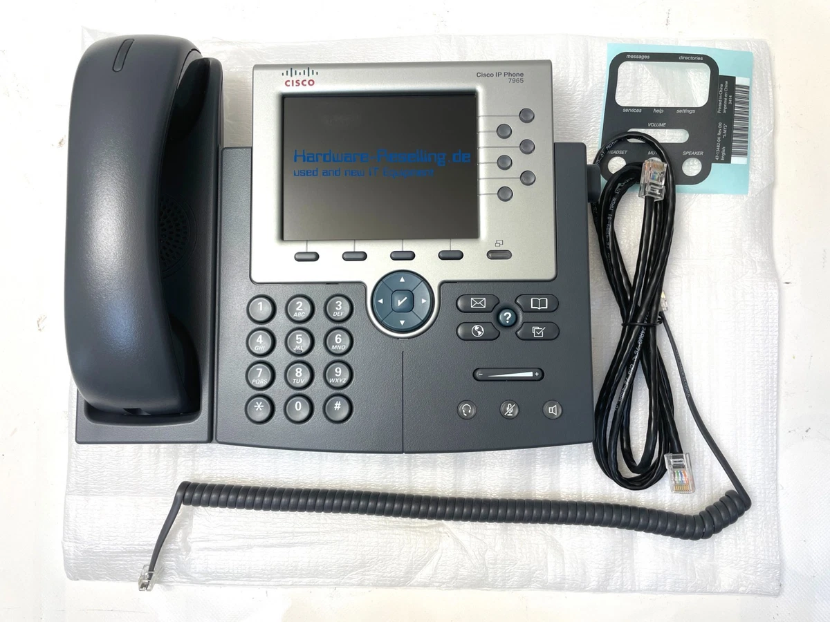 動作品 CISCO シスコフォン IP Phone 7965 Preços baixos em Cisco IP Phone 7965 | eBay