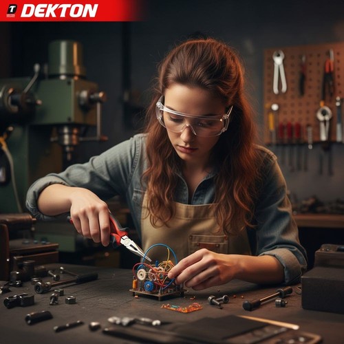 DEKTON HEAVY DUTY MINI EXTRA LONG NOSE DIAGONAL PLIERS CARBON STEEL 6" NEW - Picture 15 of 42