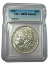 1897 $1 🔥MORGAN DOLLAR  ICG MS60 - 🔥VERY NICE LUSTER!