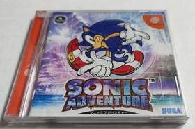 Sonic Adventure Sega Dreamcast Japan NTSC-J HDR-0001 Action Saw Rare