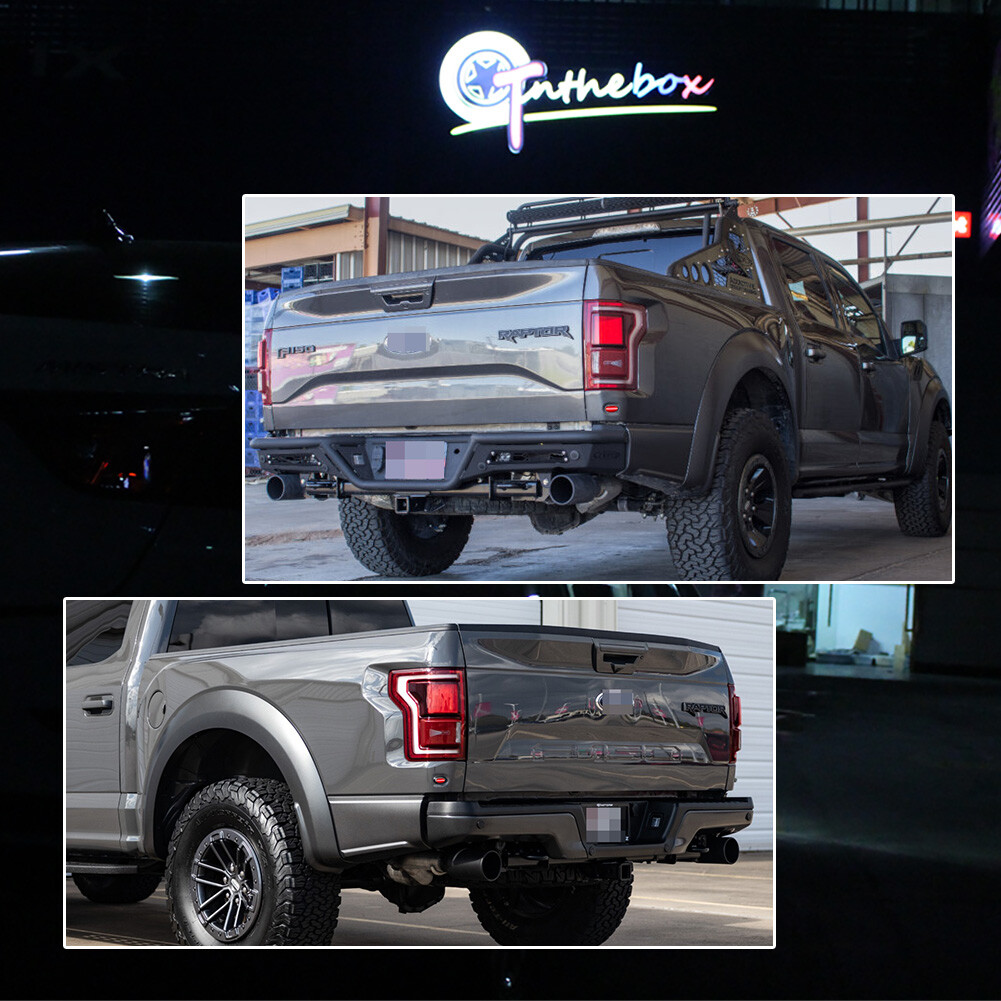 Smoked Red LED Strip Fender Marker Corner Lights For 17-up Ford F150 ...