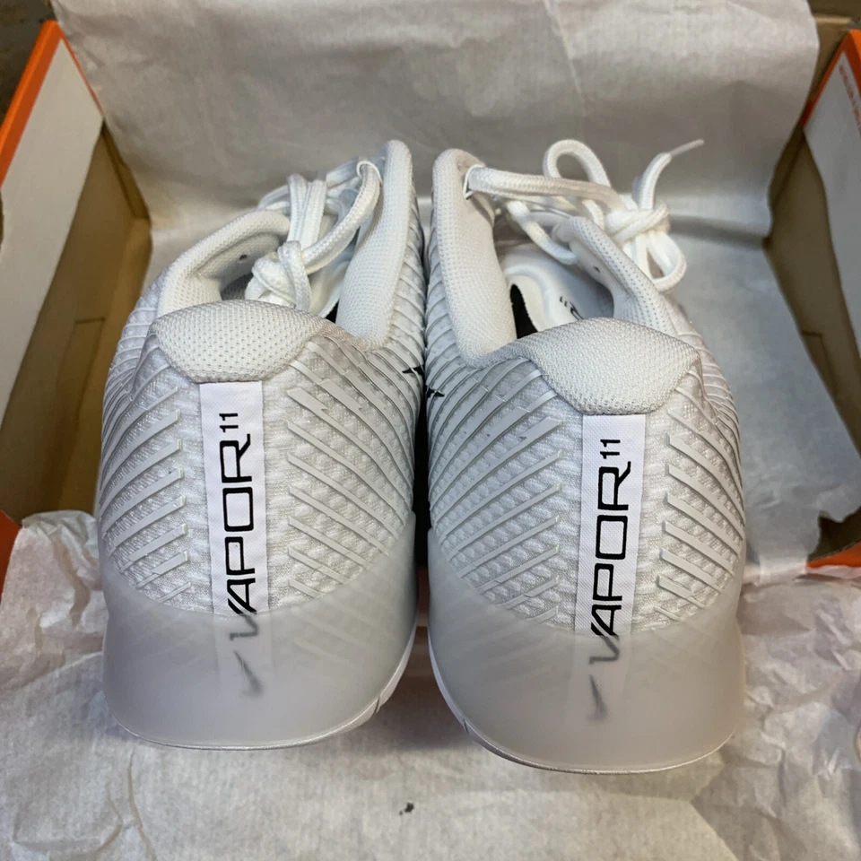 Nike Zoom Vapor 11 HC White/Black DR6966-101 Men’s 11 NIB - Image 4 of 4