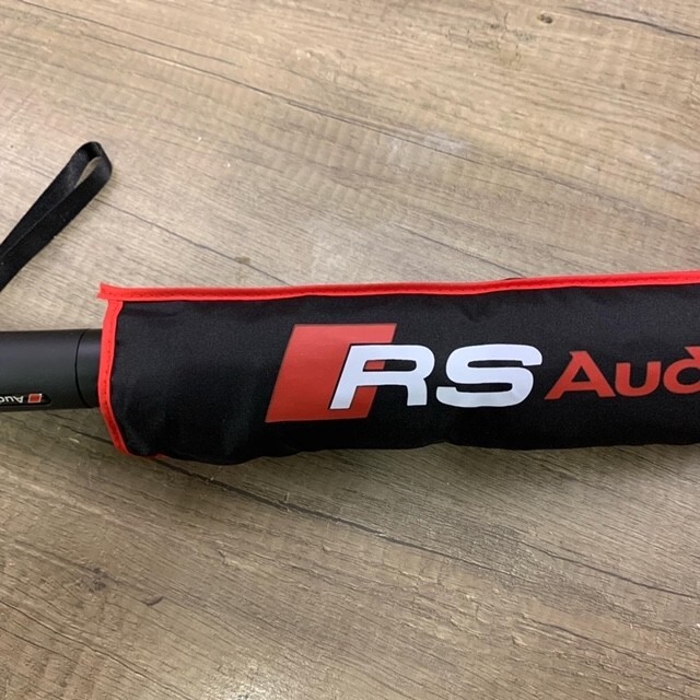 Nuevo Paraguas Plegable Negro Premium Audi RS Brolly Coche de Lluvia RS3 RS4 RS6 RS5 RSQ8