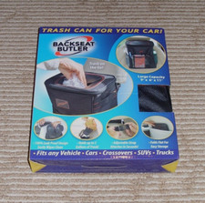 As Seen on TV 2021 Backseat Butler 9x6x11 Trash Can/Organizer for Your Car New