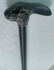 Unique Black Finished Aluminium Designer Solid Steel Tactical Walking Stick Gift