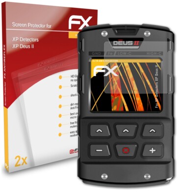 AtFoliX FX Hybrid-Glass Panzerfolie Für XP Deus II - 9H Kratzschutz, Made In Germany