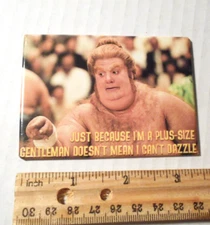 Austin Powers Fat Bastard Ata Boy LRG 2002  Fridge Magnet Vintage