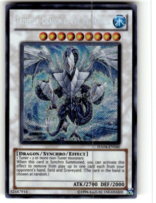 Trishula, Dragon of the Ice Barrier HA04-EN060 Hidden Arsenal 4-UNL Edition NM
