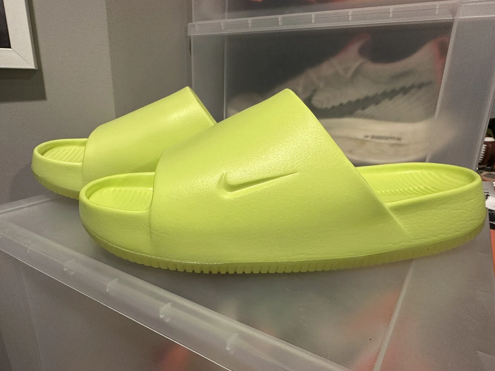 Nike Calm Slide Uomo Taglia 10 Volt FD4116 700