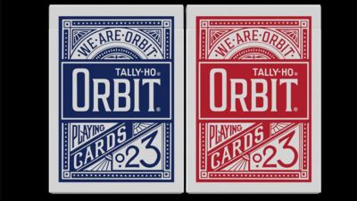 Orbit Tally Ho Circle Back (blau) Spielkarten, ein tolles Geschenk für Pokerspieler