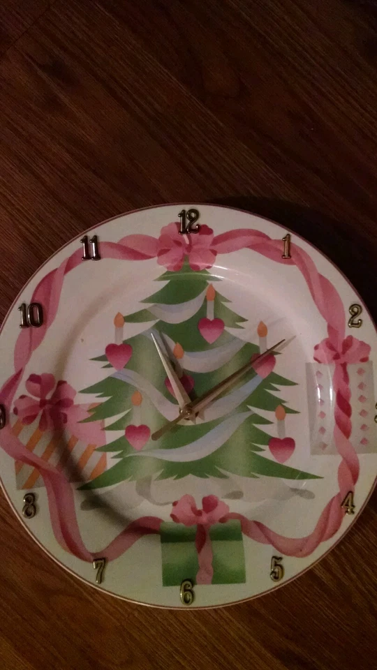 Relógio de férias tamanho prato de jantar festa paixão rosa!! - Imagem 4 de 4