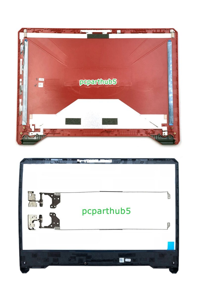 ASUS TUF Gaming FX505 LCD Back Cover + Bezel & Hinges – Black/Red – For FX505, FX86 Series – US Seller-973267