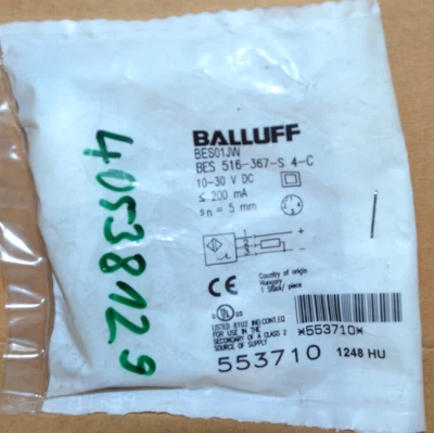 BALLUFF BES01JW Induktiver Sensor BES516-367-S4-C NEU OVP