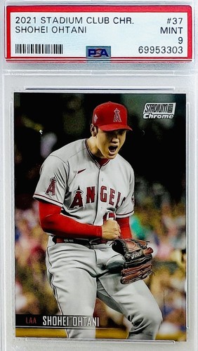 2021 Topps Stadium Club Chrome Shohei Ohtani #37 PSA 9 💎 Low PSA Pop 2