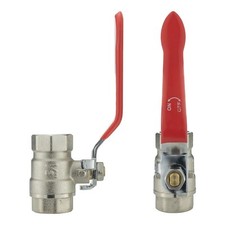 Lever Ball Valve 1/2" 3/4" 1" BSPF, BRASS-CHROME Female/Female Connection