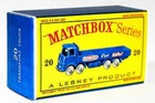 Matchbox Lesney No 20  TRANSPORT TRUCK  Empty Repro Box  style D