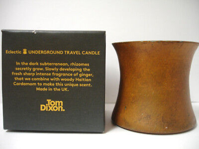 Tom Dixon UNDERGROUND Candle  Ginger, Lemon & Haitian Cardamom 50g. Boxed