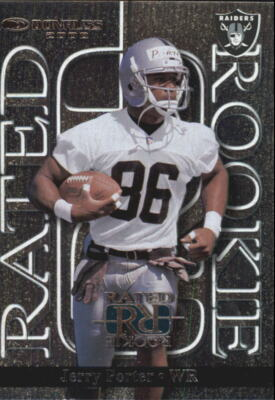 #ad #ad 2000 Donruss Rated Rookies #15 Jerry Porter 2500 NM MT $3.95