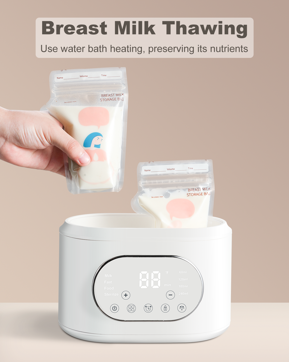 10-in-1 Fast Baby Bottle Warmer for Breastmilk Formula,Heat Food