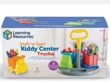 Learning Resources Create-a-Space Kiddy Center Trucks - Arts and Craft Organizer
