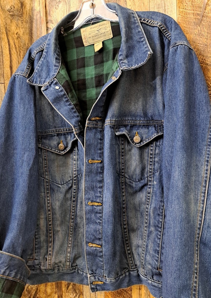 Vintage Redhead Jacket Mens XL Soft Denim Trucker Work Ranch