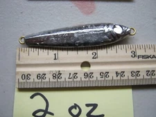 20 PCS. SALTWATER ANCHOVY FISH JIG LURE, 2 OZ. UNPAINTED FREE FAST SHIPPING