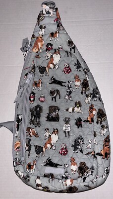 Vera Bradley Essential Sling Backpack Bag Dog Show NWT