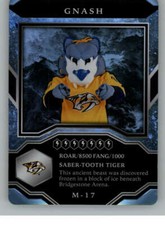 2021-22 Upper Deck MVP Mascot Gaming Cards #M-17 Gnash Nashville Predators