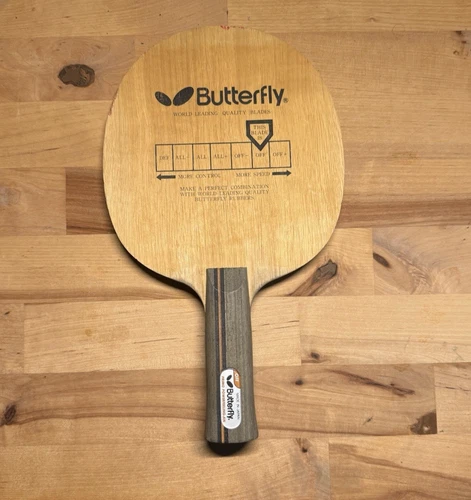 Butterfly Primo Powerfeeling Off Tischtennis Holz Schwarzer Metallschmetterling