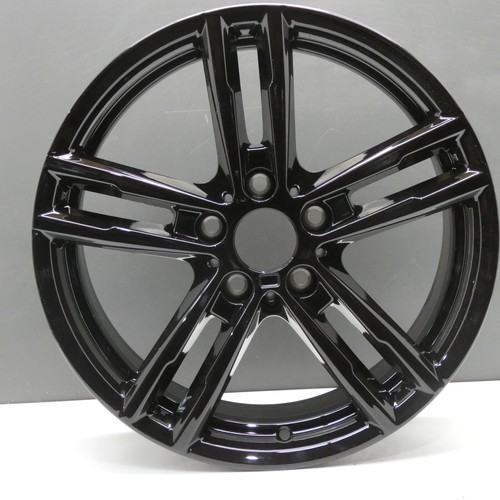 BMW 1 2 Serie F20 Negro 719M Frente 18" Aleación Llanta 7.5J ET45 OEM Genuino X1 - Imagen 2 de 14