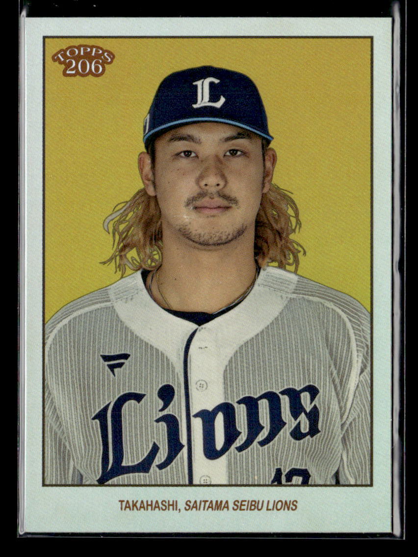 Kona Takahashi #'d /99 - 2023 Topps NPB 206 Rainbow Foil SP