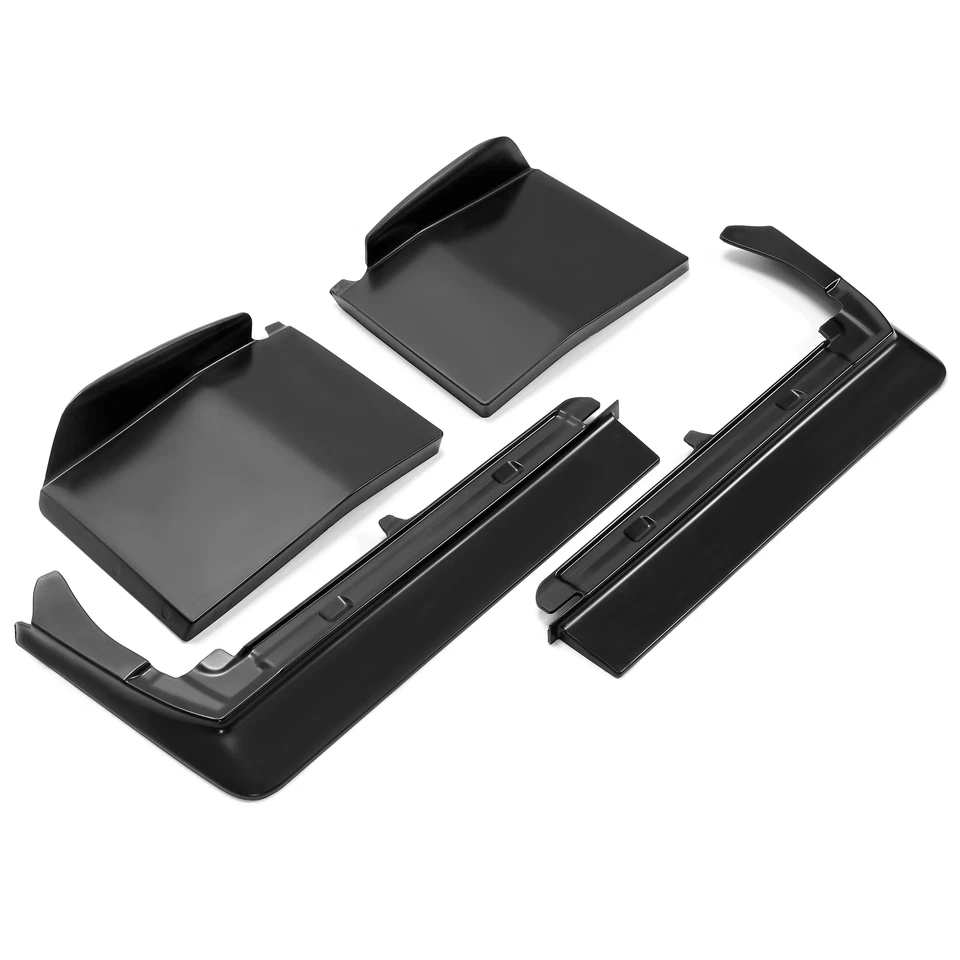 7 Pcs For Cadillac Seville 1980-1985 Front & Rear Bumper Filler Black Fiberglass Foto 2 de 4