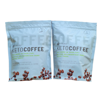 It Works! Keto Coffee - 2 Bags (15 Servings each) - New - Free Ship Exp: 03/2026