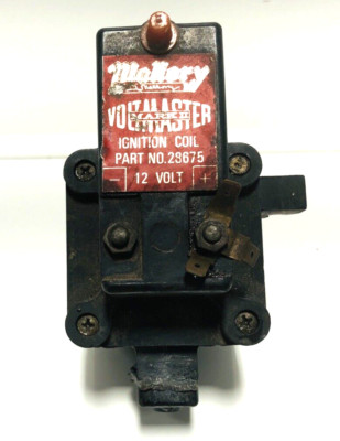 Mallory Voltmaster Engine Electrical Ignition Coil 12 Volt OEM Part 28675