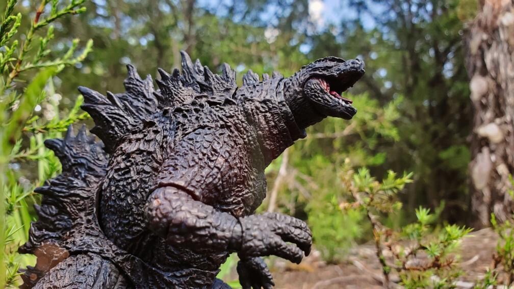 H Monsterarts 2021 GVK Godzilla *custom repaint* Default State