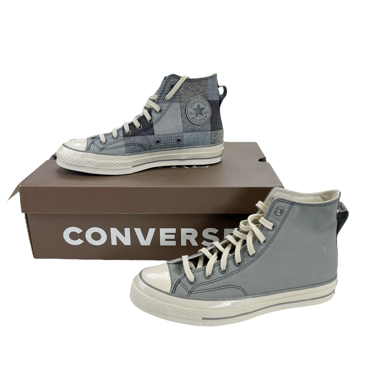 CONVERSE Chuck 70 Hi \'Grey Ivory\' 164946C US M11.5/W13.5, New in Box Trainers Converse Chuck 70 High Grey Area-Egret-Black  main image 2