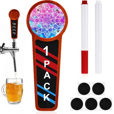 Keg Tap Handle Wooden Walnut Beer Tap Handle Chalkboard Keg Tap Handle Keg Ha...
