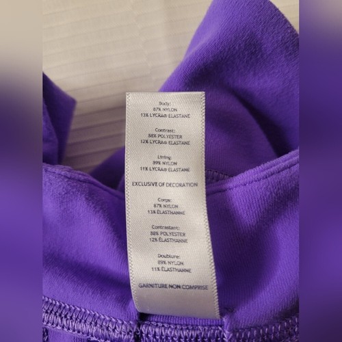 Lululemon Ivivva Purple Full Zip Jacket Girls 14 - Picture 7 of 8