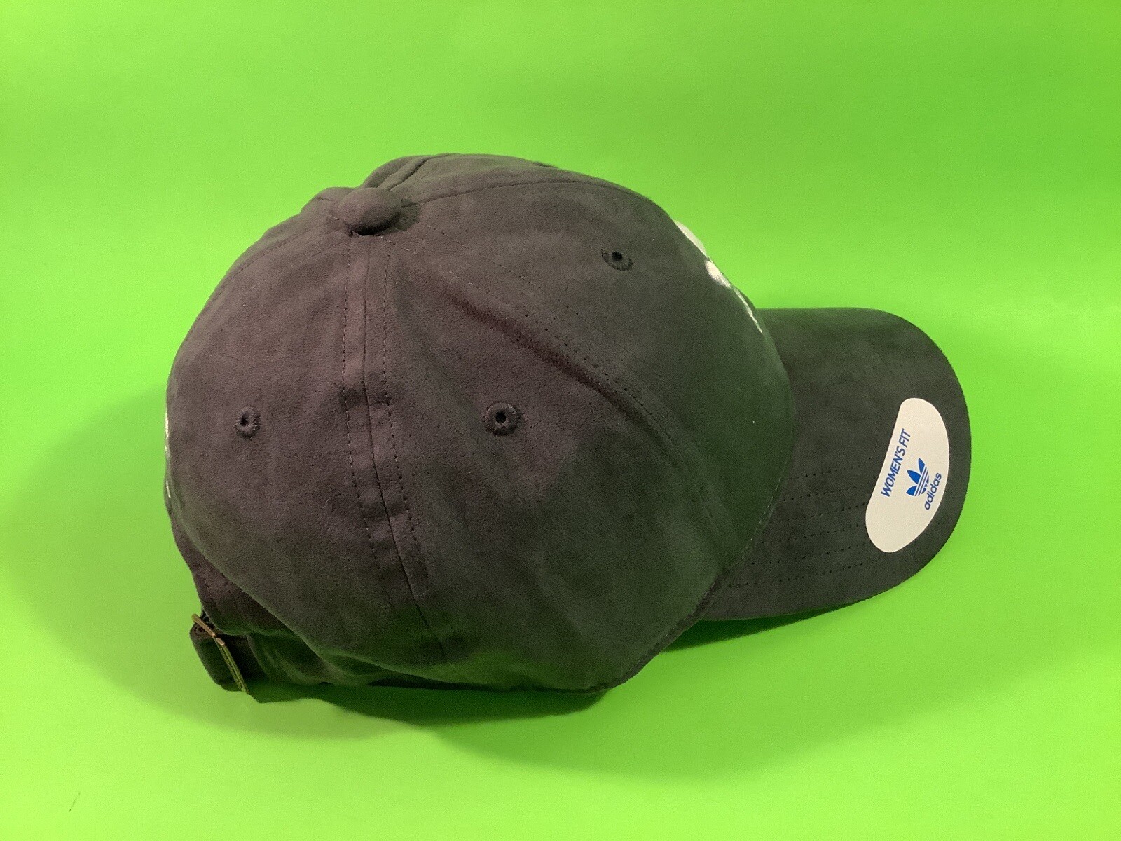 ADIDAS OSFW Women’s Snapback Hat ONE SIZE Dark Gray w/White NEW thumbnail 6