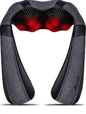 Back Massager - Shiatsu Neck Massager with Heat, Electric Shoulder Massager