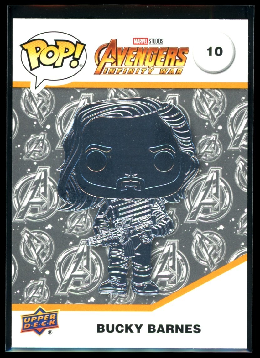BUCKY BARNES 2023 Upper Deck Funko Marvel Infinity Saga Silver Platinum #10