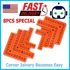 8Pcs Right Angle Corner Clamp Positioning Squares 90 Degree Right Angle L-Type 