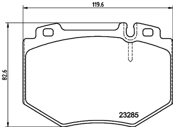 Hella Pagid Bremsbelagsatz Scheibenbremse 8DB 355 011-831 FüR Mercedes Klasse-image