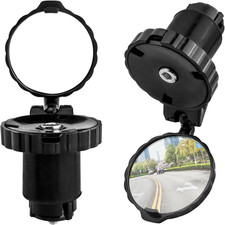 Mesee 2 Packs Bike Mirrors for Handlebar Ends Rear View Mirror Foldable Bicycle