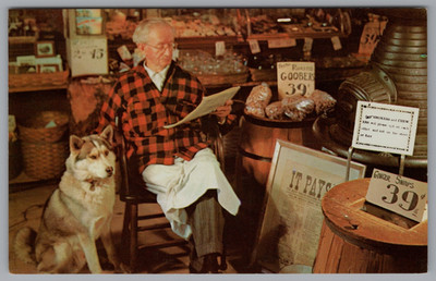 Postcard Grandpa Swanson Wayside Country Store South Sudbury Massachusetts