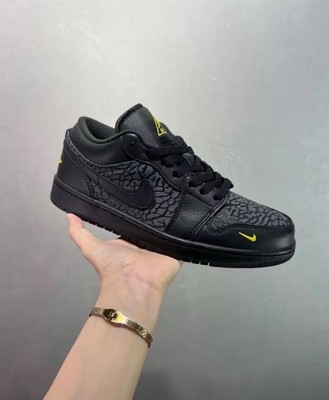 Nike Air Jordan 1 Low SE Black Anthracite Tour Yellow IM6568-010 Men's Sizes