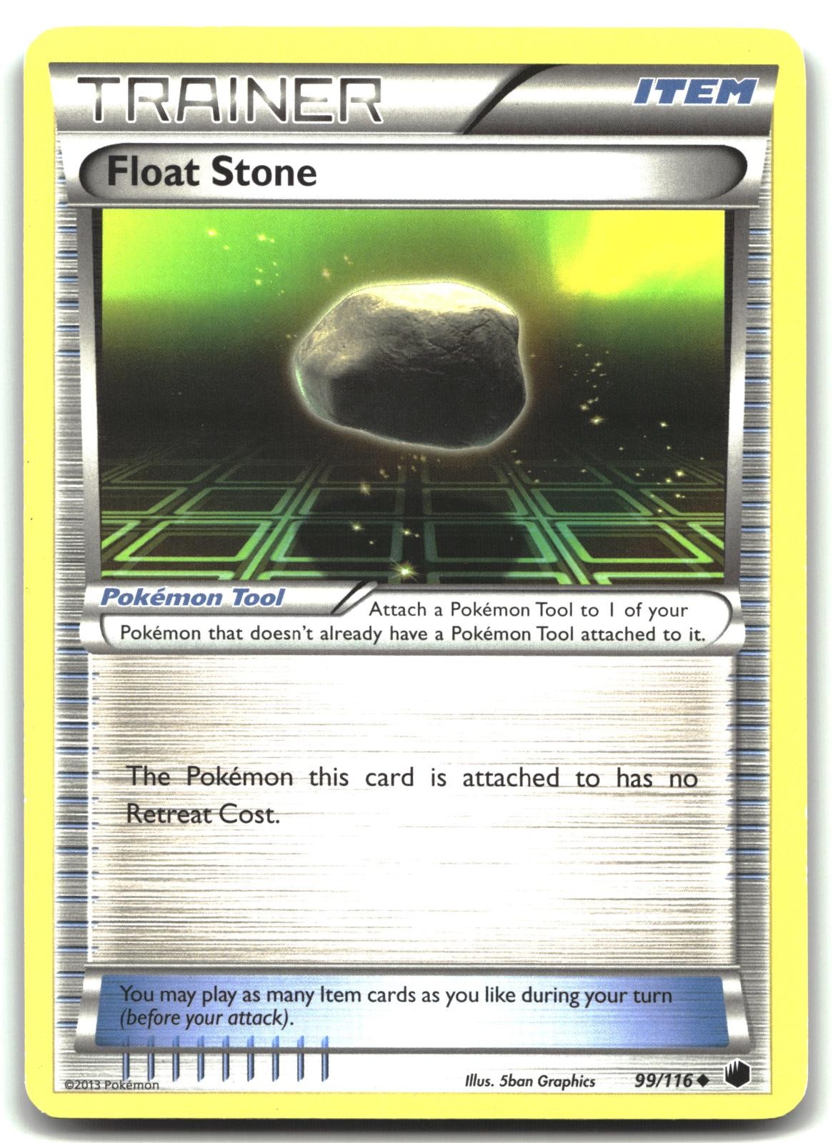 Float Stone 99/116 Uncommon Plasma Freeze Pokemon Lightly Played