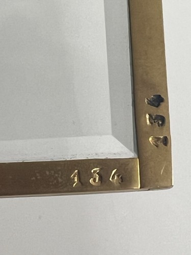 Antiguo reloj de carro francés en miniatura de bronce de Couaillet Freres - Imagen 4 de 8