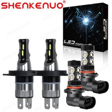For Ford Focus 2003-2004 Combo Led Headlight H49145 Fog Lights White Kit 4pcs